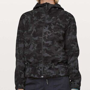 29. Lululemon Black Camouflage Jacket